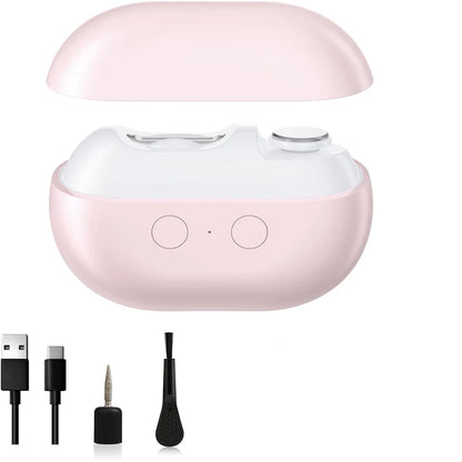 Electric Nail Clippers Automatic Nail Trimmer with Light Portable Fingernail Cutter Polishing Grinder with Nail Scraps Storage