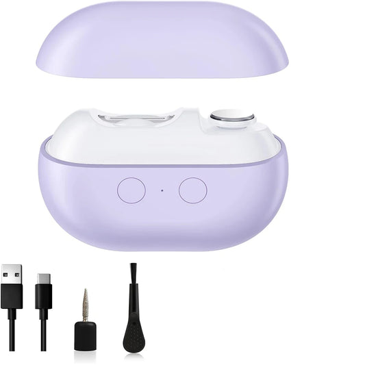 Electric Nail Clippers Automatic Nail Trimmer with Light Portable Fingernail Cutter Polishing Grinder with Nail Scraps Storage